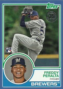 2018 Topps Update - 1983 Topps Baseball 35th Anniversary Blue #83-49 Freddy Peralta Front