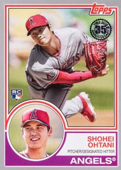 2018 Topps Update - 1983 Topps Baseball 35th Anniversary Platinum #83-2 Shohei Ohtani Front