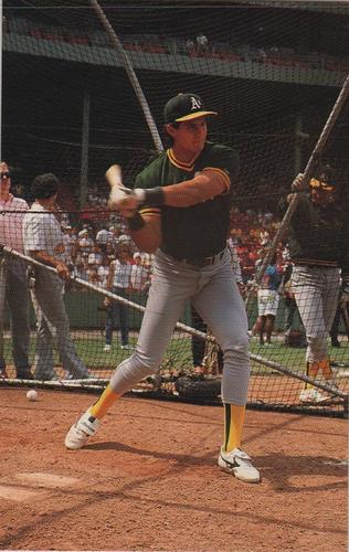 1989 Barry Colla Jose Canseco Postcards #8 Jose Canseco Front