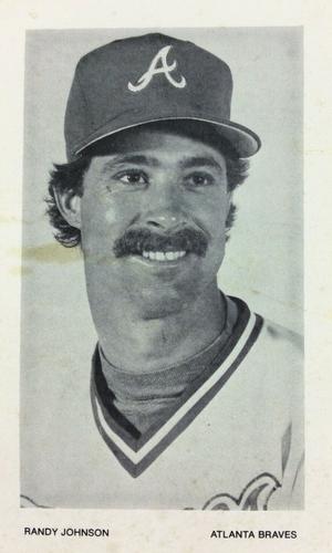 1983 Atlanta Braves Photocards #NNO Randy Johnson Front