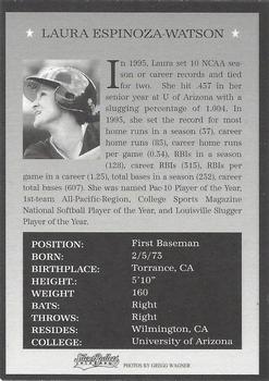 1996 Colorado Silver Bullets #NNO Laura Espinoza-Watson Back