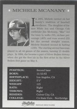 1996 Colorado Silver Bullets #NNO Michele McAnany Back