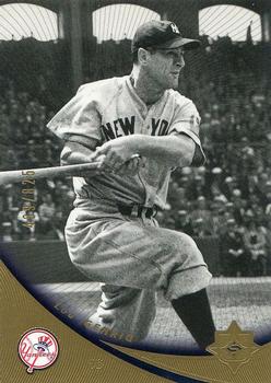 2005 UD Ultimate Signature Edition #27 Lou Gehrig Front