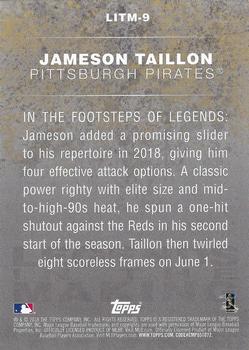 2018 Topps Update - Legends in the Making Black #LITM-9 Jameson Taillon Back