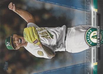 2018 Topps Update - Salute Blue #S-38 Sean Manaea Front