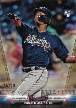 2018 Topps Update - Salute Gold #S-21 Ronald Acuña Jr. Front