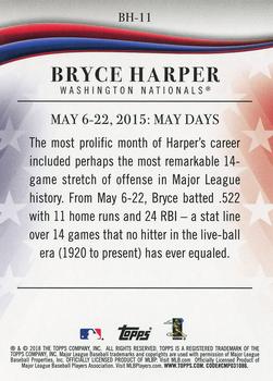 2018 Topps Update - Bryce Harper Highlights Blue #BH-11 Bryce Harper Back