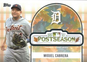 2018 Topps Update - MLB Postseason Logo Manufactured Patch #PSL-MC Miguel Cabrera Front
