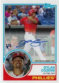 2018 Topps Update - 1983 Topps Baseball 35th Anniversary Autographs #83A-DCZ Dylan Cozens Front