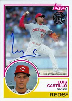 2018 Topps Update - 1983 Topps Baseball 35th Anniversary Autographs #83A-LC Luis Castillo Front