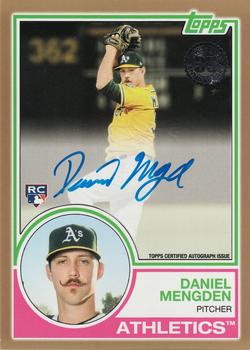 2018 Topps Update - 1983 Topps Baseball 35th Anniversary Autographs Gold #83A-DN Daniel Mengden Front