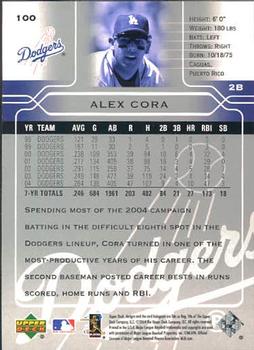 2005 Upper Deck #100 Alex Cora Back