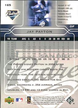 2005 Upper Deck #165 Jay Payton Back