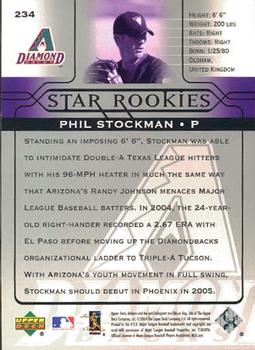 2005 Upper Deck #234 Phil Stockman Back