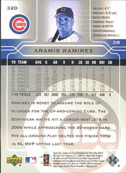 2005 Upper Deck #320 Aramis Ramirez Back