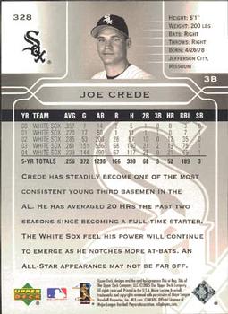 2005 Upper Deck #328 Joe Crede Back