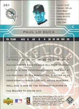 2005 Upper Deck #351 Paul Lo Duca Back