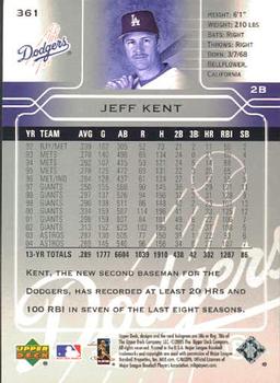 2005 Upper Deck #361 Jeff Kent Back
