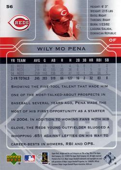 2005 Upper Deck #56 Wily Mo Pena Back