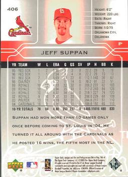 2005 Upper Deck #406 Jeff Suppan Back