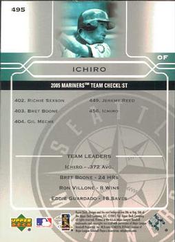 2005 Upper Deck #495 Ichiro Back