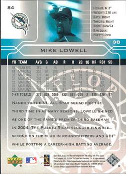 2005 Upper Deck #84 Mike Lowell Back