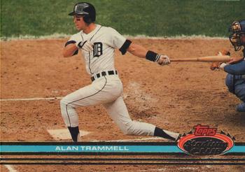 1991 Stadium Club - Pre-Production Samples #NNO Alan Trammell Front