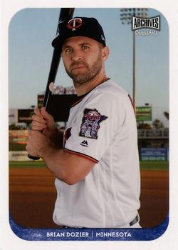 2018 Topps Archives Snapshots #AS-BD Brian Dozier Front
