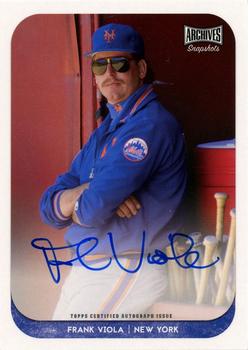 2018 Topps Archives Snapshots - Autographs #AS-FV Frank Viola Front
