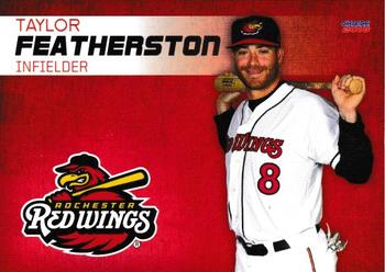 2018 Choice Rochester Red Wings #11 Taylor Featherston Front
