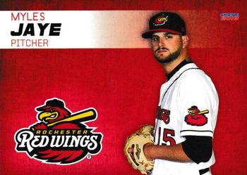 2018 Choice Rochester Red Wings #13 Myles Jaye Front