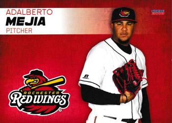 2018 Choice Rochester Red Wings #15 Adalberto Mejia Front