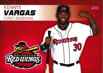 2018 Choice Rochester Red Wings #24 Kennys Vargas Front