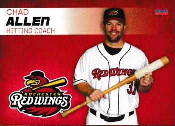 2018 Choice Rochester Red Wings #28 Chad Allen Front