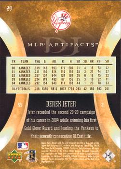 2005 Upper Deck Artifacts #29 Derek Jeter Back
