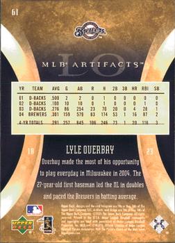 2005 Upper Deck Artifacts #61 Lyle Overbay Back