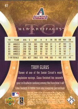 2005 Upper Deck Artifacts #97 Troy Glaus Back