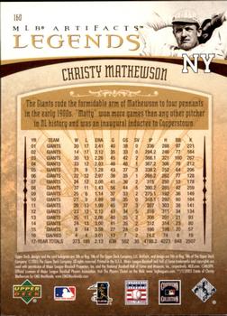 2005 Upper Deck Artifacts #160 Christy Mathewson Back