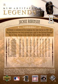 2005 Upper Deck Artifacts #171 Jackie Robinson Back