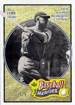 2005 Upper Deck Baseball Heroes #199 Ty Cobb Front