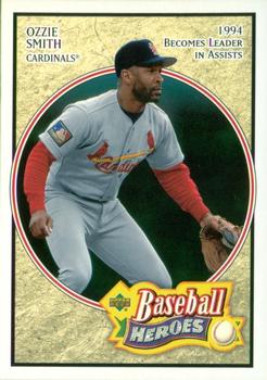 2005 Upper Deck Baseball Heroes #48 Ozzie Smith Front