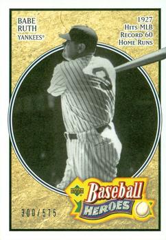 2005 Upper Deck Baseball Heroes #102 Babe Ruth Front