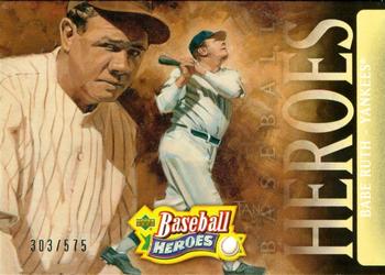 2005 Upper Deck Baseball Heroes #105 Babe Ruth Front