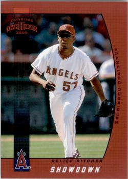 2005 Donruss Team Heroes - Showdown Red #9 Francisco Rodriguez Front