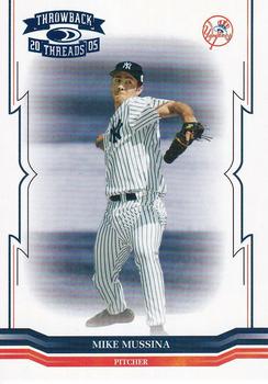 2005 Donruss Throwback Threads - Blue Century Proof #35 Mike Mussina Front