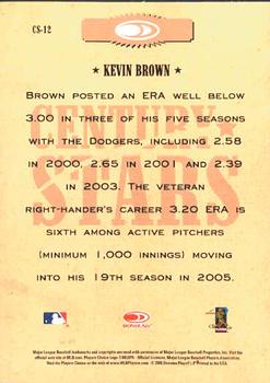 2005 Donruss Throwback Threads - Century Stars #CS-12 Kevin Brown Back