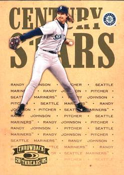 2005 Donruss Throwback Threads - Century Stars #CS-26 Randy Johnson Front