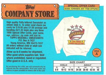 1990 Topps - Topps Company Store #NNO Style A Sweatshirt Offer Front