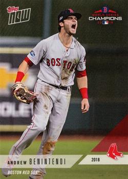 2018 Topps Now Boston Red Sox World Series Champions #WSC-4 Andrew Benintendi Front