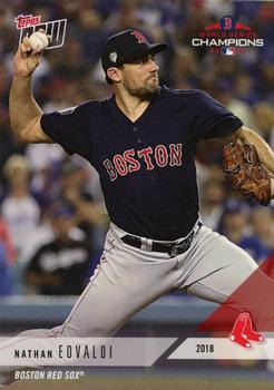 2018 Topps Now Boston Red Sox World Series Champions #WSC-17 Nathan Eovaldi Front